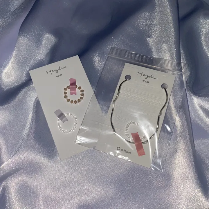 [*자체제작*/1+1할인](💓인기급상승) 도자기 펜던트 포인트 비즈 목걸이 상세 이미지 14