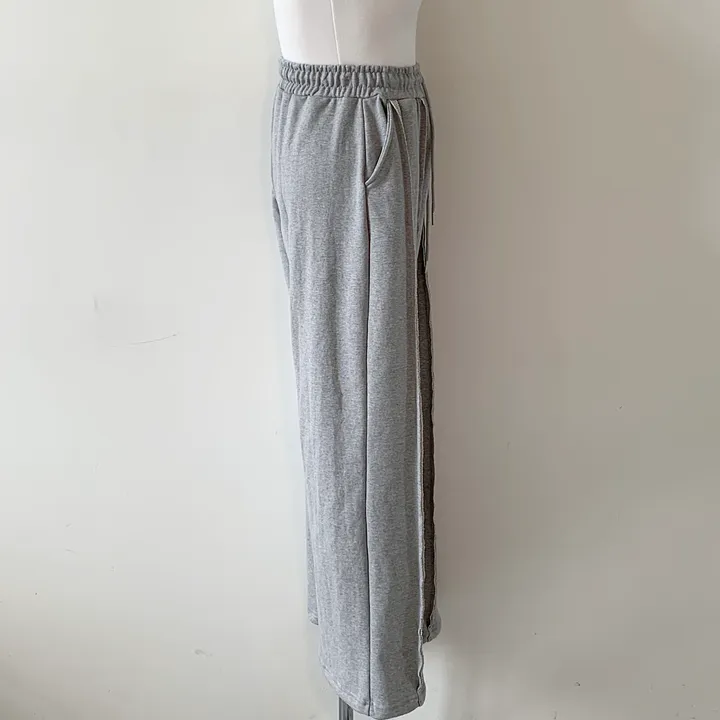 [꾸안꾸필수/넉넉핏] 타르트 데끼 두줄 통 와이드 팬츠 상세 이미지 50