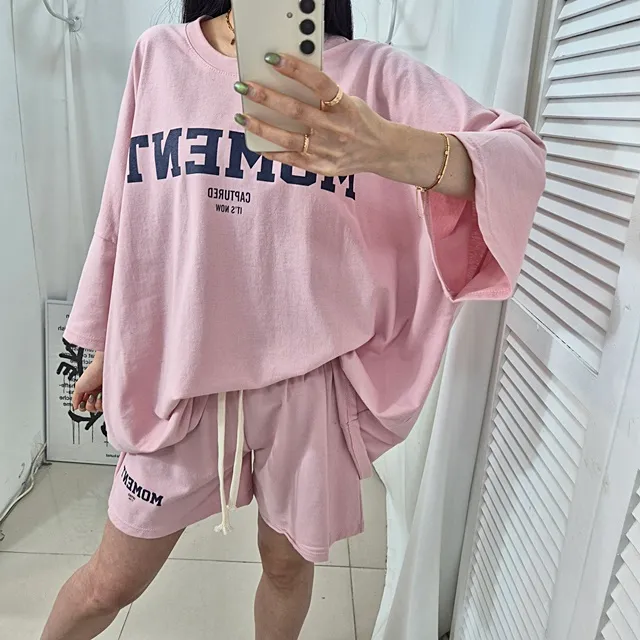 [4COLOR/~3XL] 오버핏 모먼트 트레이닝세트 상세 이미지 16