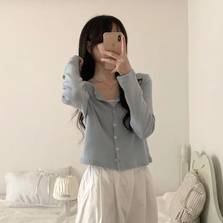 로로 펀칭 가디건 (8color) 상세 이미지 81