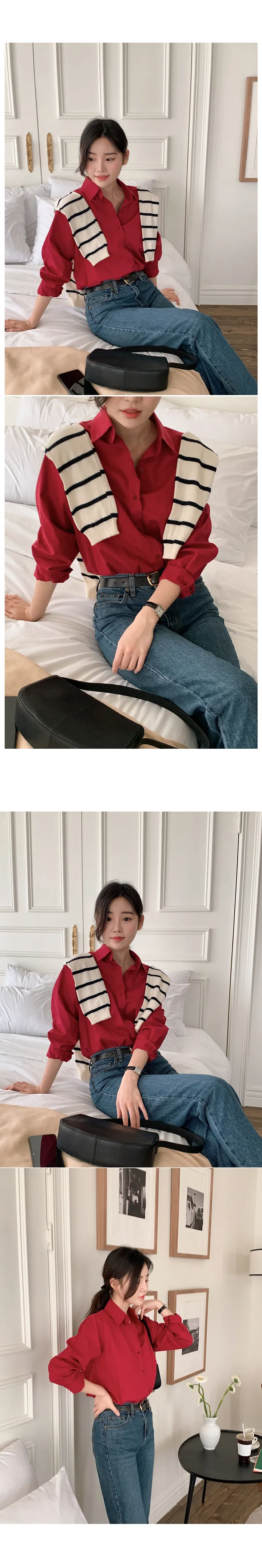 [landmade/40수트윌바이오코튼/2size] 헤이즐넛 어텀 트윌 바이오 코튼 셔츠 (7color)<font style="font-size:0px;">그린/셔츠/가을</font> 상세 이미지 69