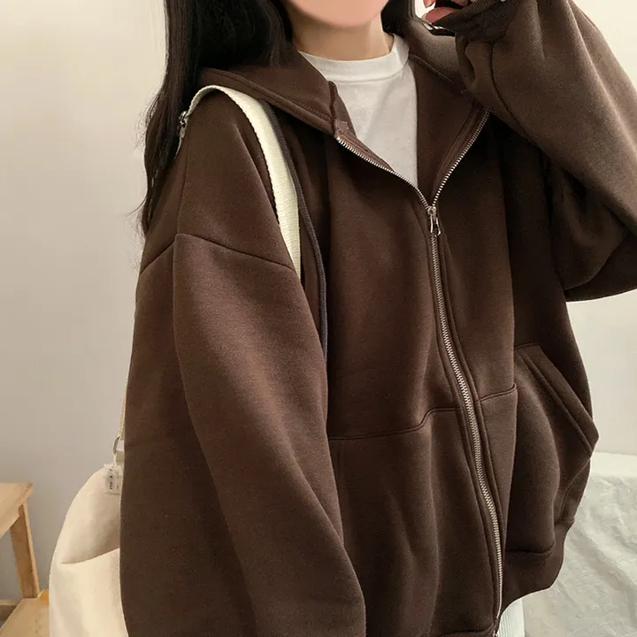 [기모/6color] 마일드 데일리 오버핏 투웨이 무지 후드집업 상세 이미지 11