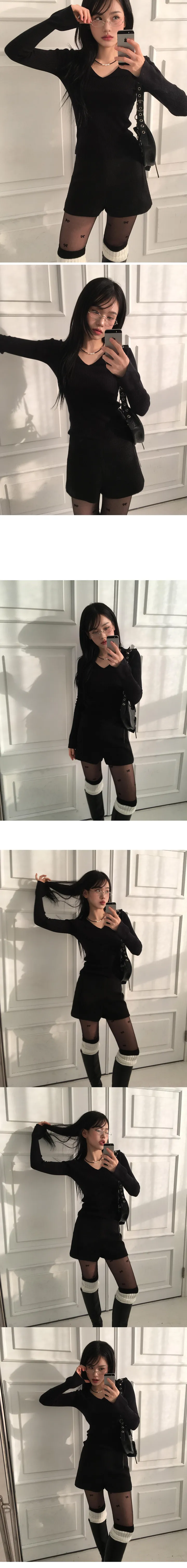 [미니멀/코디추천🖤] 미니 트위드 반바지 pt - 3color 상세 이미지 9