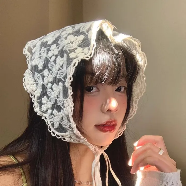 🔥휴양지룩/바캉스룩🔥 바캉스 레이스 반다나 상세 이미지 8