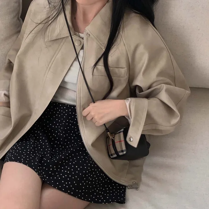 [고퀄리티] 자체제작 #크치Made 매트 이프온리 스프링 나그랑 레더 자켓 - jk 상세 이미지 19