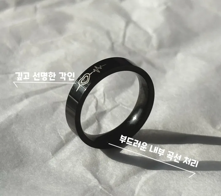 반지 증정💍[소아암 아동 후원] 써지컬스틸 학생 커플 우정 기부반지 상세 이미지 13