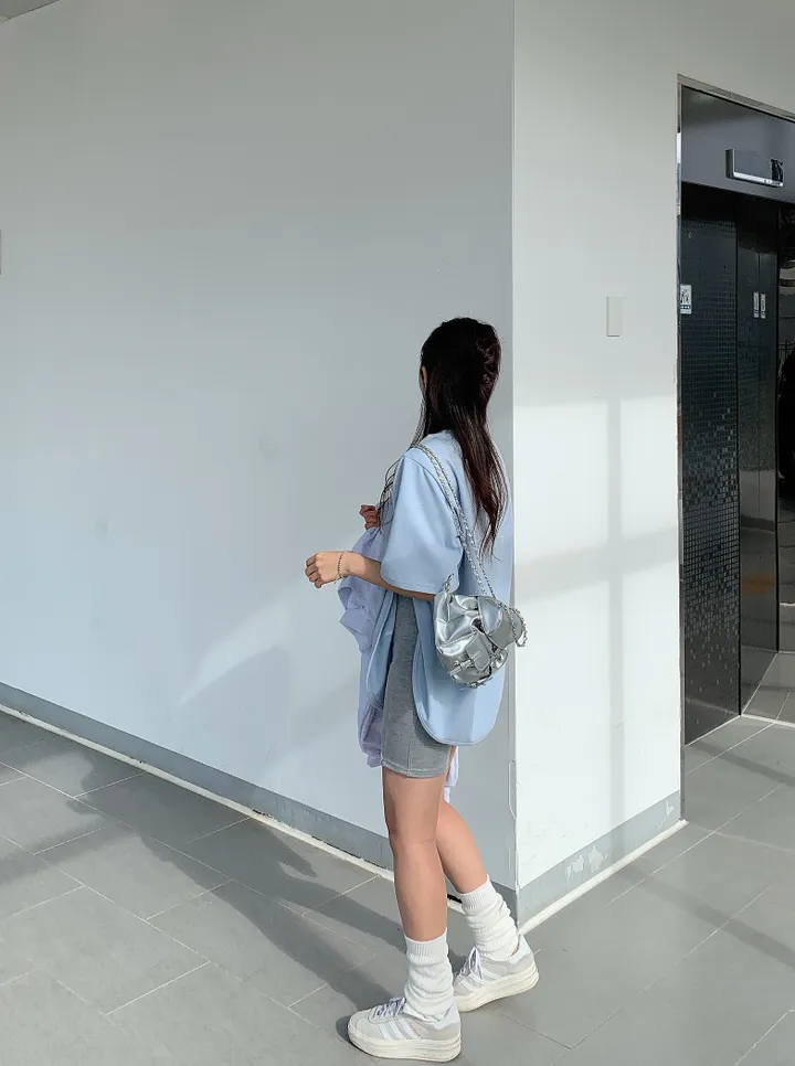 (Y존부각X/군살커버/하이웨스트) 절개 바이커 상세 이미지 5
