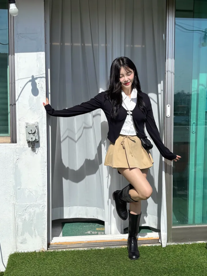 [🚀당일출고🚀] 하트 버클 가디건 상세 이미지 9