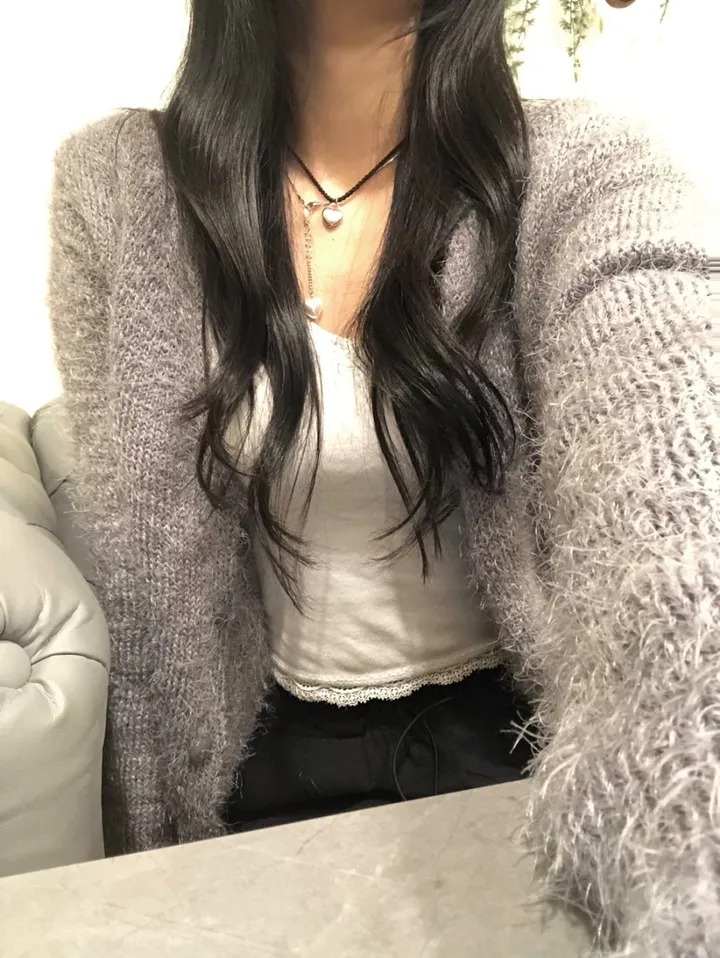 bubble boucle cardigan (2color) 버블 부클 퍼 가디건 상세 이미지 27