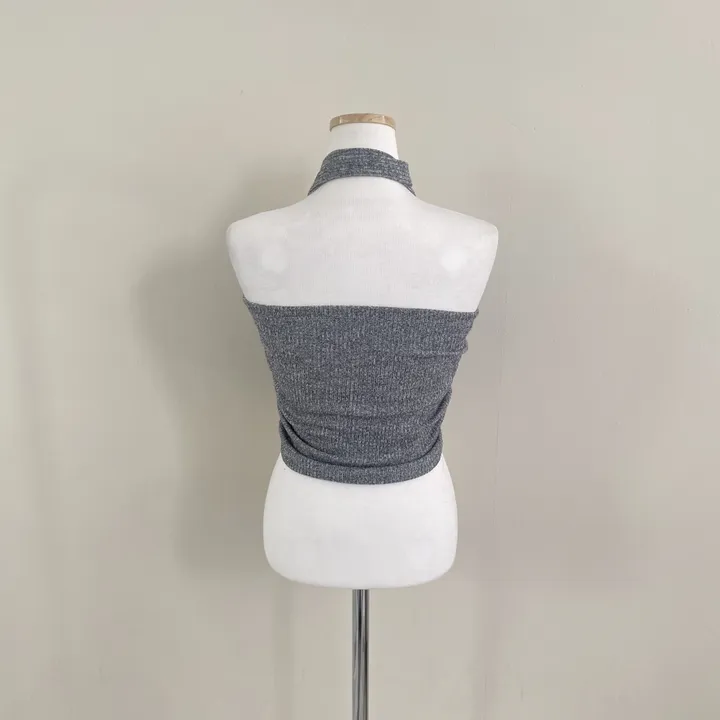 [초커+탑세트!]골지 탱크탑 타이 초커 니트 셋업 4color 상세 이미지 15