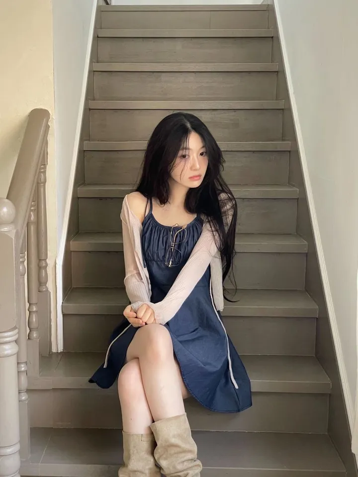 6color 루니 여리핏 리본 시스루 롱슬리브 가디건 상세 이미지 76