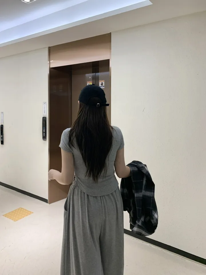 후리 훌 핀턱 와이드 트레이닝 팬츠 상세 이미지 15