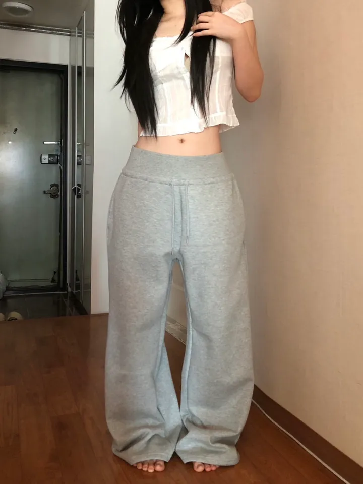 (골넓핏❤️‍🔥/~2XL/2col)코르셋 골반뽕 밴딩 와이드 트레이닝팬츠 상세 이미지 13