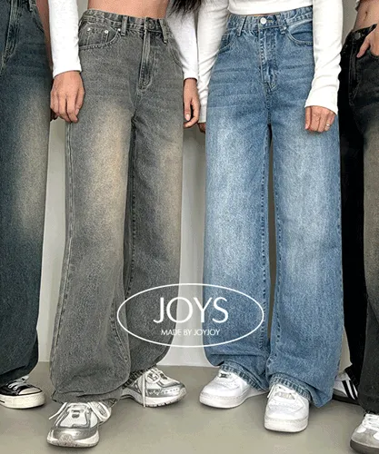 [단독✨/숏,기본,롱/S~2XL] 프로필 와이드 로얄 봄 사계절 데님 팬츠