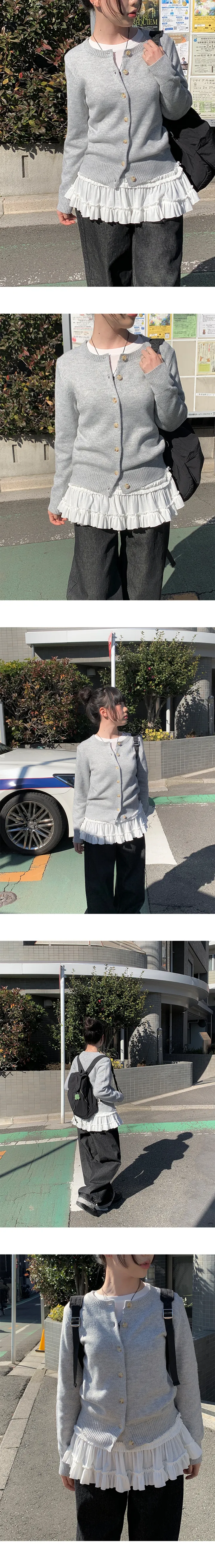 [기획🖤/데일리] 디코 베이직 라운드 가디건 (4color) 상세 이미지 11