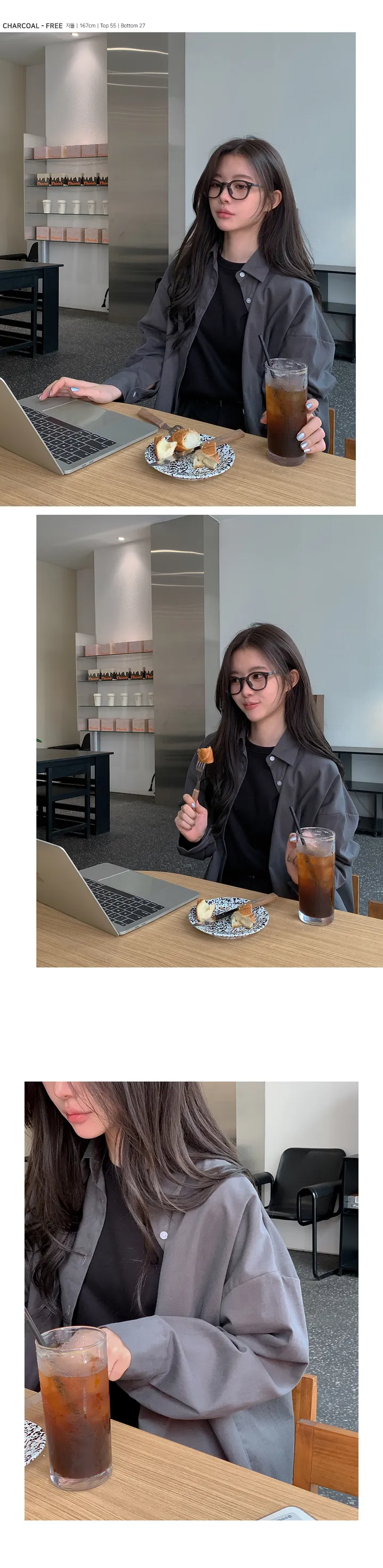[4천장판매][MADE/핏보장인생셔츠] 에디 프렌치 코튼 오버핏 셔츠 남방 남녀공용 보이핏 레이어드 봄옷 봄신상 봄코디 봄상의 봄셔츠- 7color (KD1457,KD1910) 상세 이미지 108