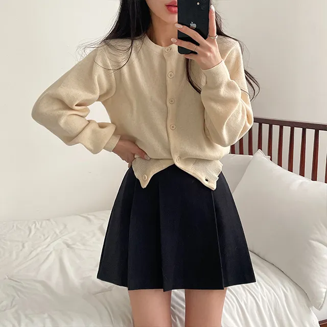 [~10컬러] 보노보노 크롭핏 단정해 니트가디건 상세 이미지 33