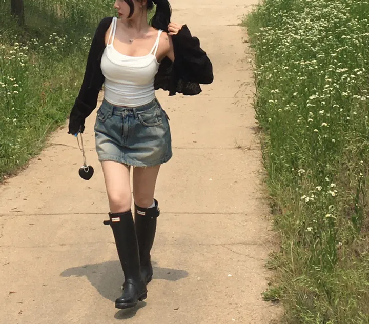 [은은한비침✨/핏보장템!] 시스루 살안타템 린넨 여리 단추 루즈 크롭 가디건 상세 이미지 11