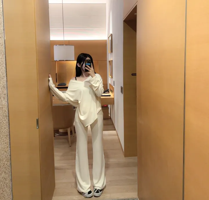 [Made /단품구매가능 /세트3000원할인] 촉촉 촤르르 연유 라떼 트레이닝 세트 여리핏 꾸안꾸 퀄보장 데일리set 핏보장 봄 신상 상세 이미지 21