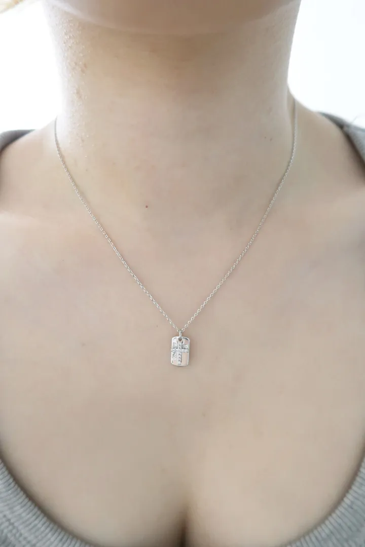 *빠른출고/주문폭주* cross tag necklace 상세 이미지 5