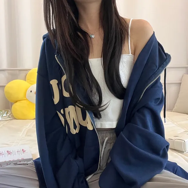 [기모ver.추가/특가할인중] 교복템강추 보호본능핏~  데일리 캐주얼 투웨이 발포 레터링 후드집업 상세 이미지 25