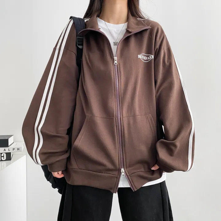 ⭐ 봄신상! [캐주얼/묶음할인] 오버핏 바운더리 투웨이 카라 집업 3color 상세 이미지 27