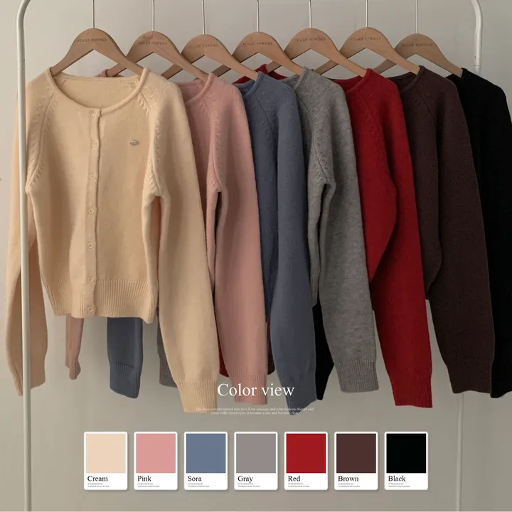 [후기보장🤍/Wool] 에버닌 펜던트 니트 가디건 - 7color 상세 이미지 44