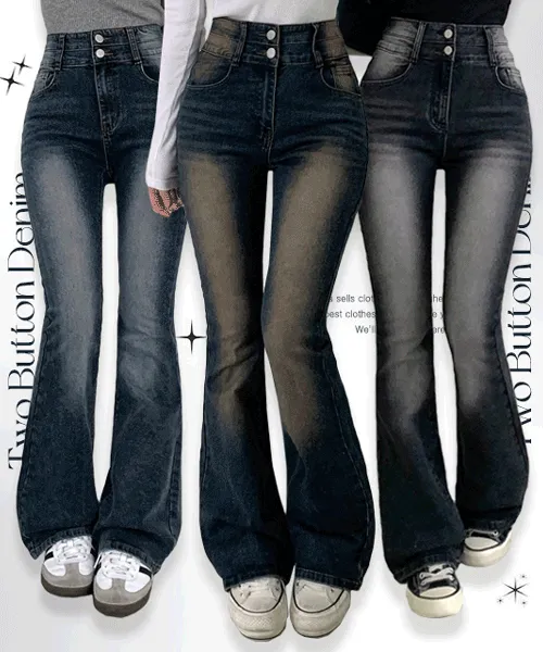 [핏극찬/숏,기본,롱/골반패드] 뉴플앤 앰버니즈 골반볼륨 캣브러쉬 워싱 스판 청바지 몸매보정 하이웨스트 데님 부츠컷 팬츠