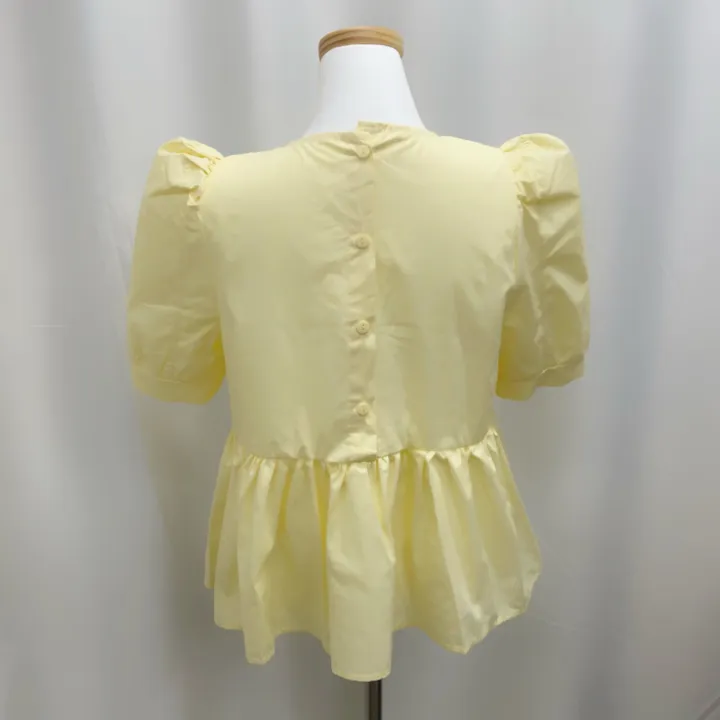 (전색상당일발송!) 파스텔 셔링 퍼프 블라우스 3color 상세 이미지 24