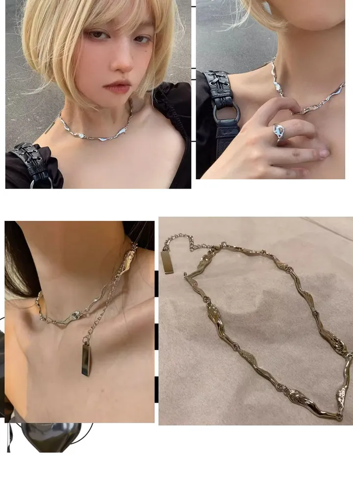 [130종류/주폭/전체세일/소장가치]남녀공용 스트릿 목걸이세트 모음 힙스타일목걸이 유니크목걸이 커플목걸이 레터링 상세 이미지 336