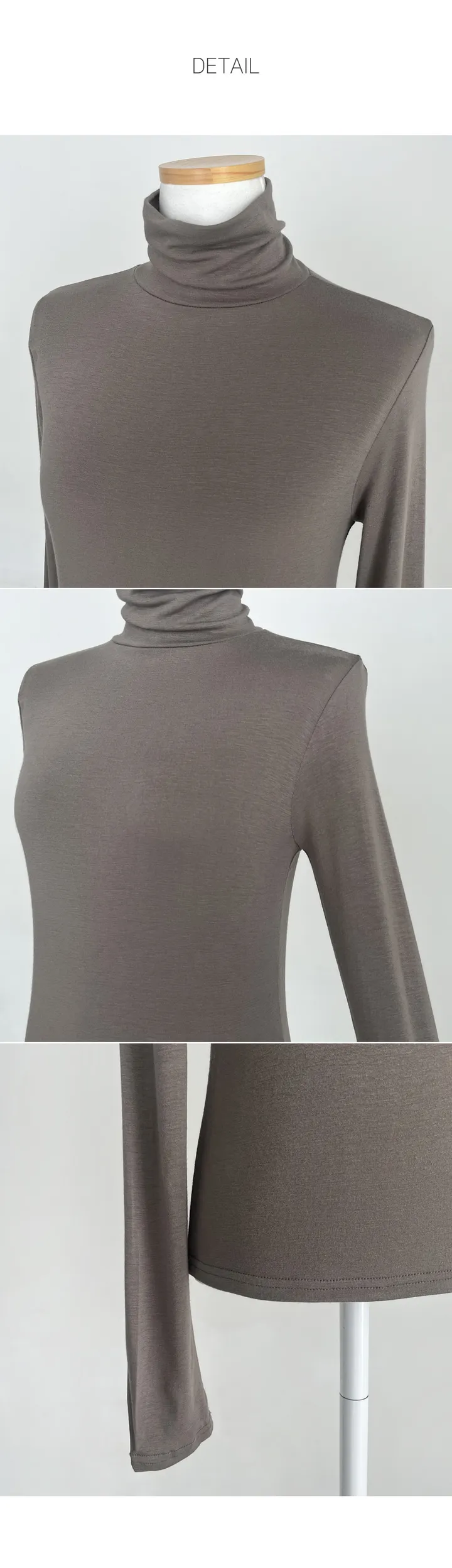 (2size/대박판매량/매일입는) 레이온 쫀쫀 데일리 목폴라 9color 상세 이미지 29