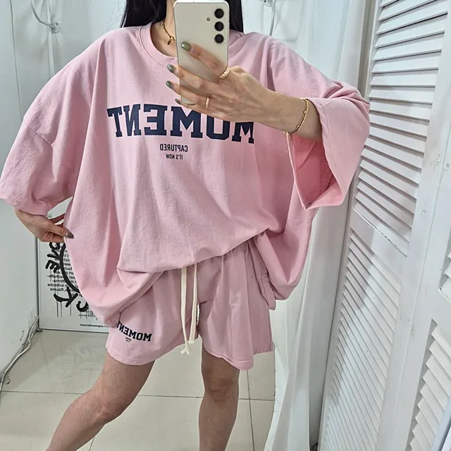 [4COLOR/~3XL] 오버핏 모먼트 트레이닝세트 상세 이미지 19