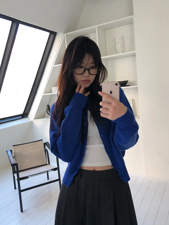 [MD적극추천🤍/후기극찬✨] basic round button cardigan 상세 이미지 6