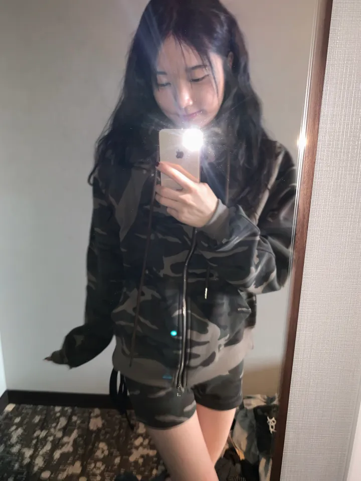 시니컬 카모 사선절개 후디zp 🪽🖤(기모) 상세 이미지 4