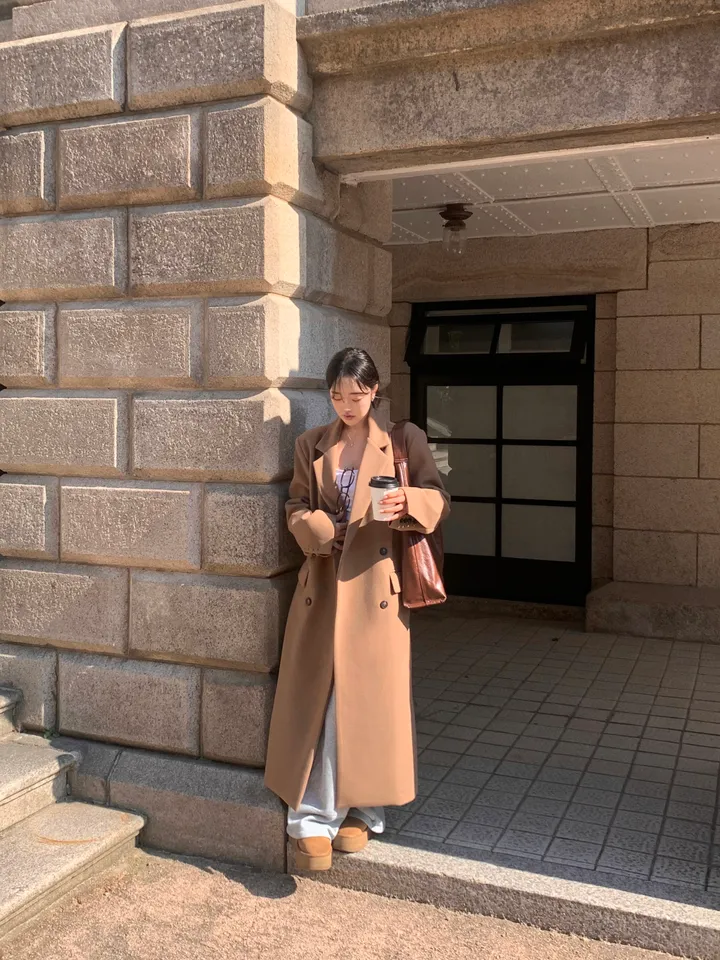 *브랜드퀄[기획/내수] 루비 더블 울 롱코트-2col 상세 이미지 7