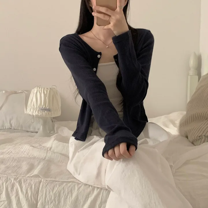 로로 펀칭 가디건 (8color) 상세 이미지 143