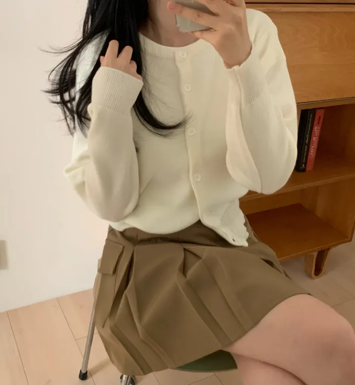 [8col 색감굿 인생핏] 멜리 라운드 니트 가디건 상세 이미지 25