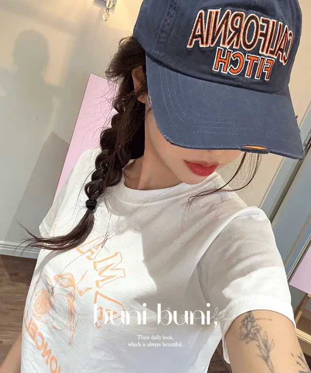 당일출고 🚛 [고퀄리티/ 소두핏] 💙 칼리포니아 빈티지 자수 볼캡 (5color)