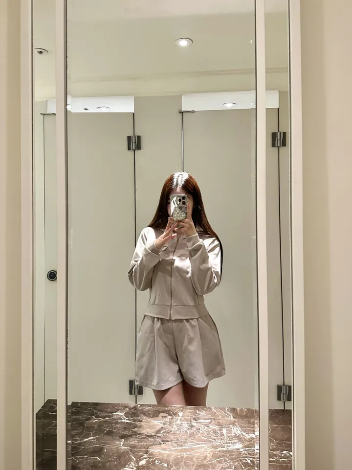 블랙비즈 후드집업  밴딩반바지 트레이닝 세트 상세 이미지 16