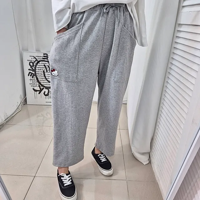 [~99SIZE]캐릭 자수 밴딩배기팬츠 상세 이미지 33
