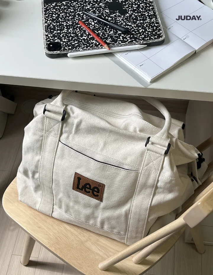 Lee 데일리 핸드백 크림 블랙데님 블루데님 상세 이미지 19