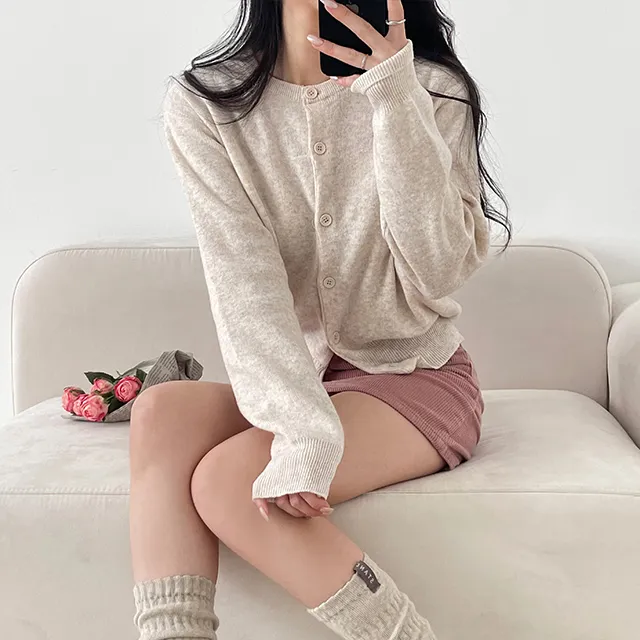 [~10컬러] 보노보노 크롭핏 단정해 니트가디건 상세 이미지 23