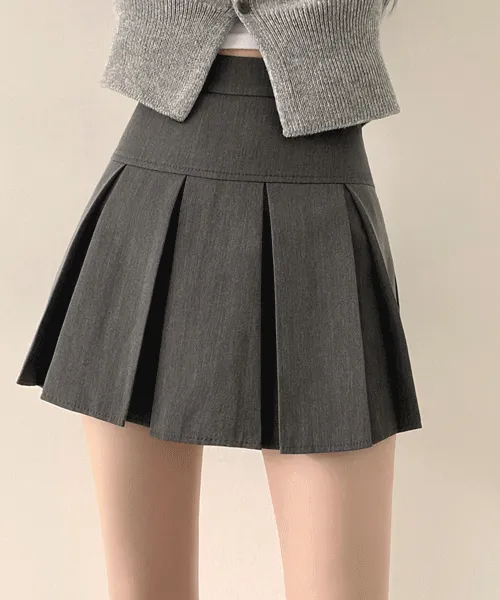 [속바지o/핏보장!] 허리잘록~ 하이웨스트 플리츠 미니스커트 (3color)
