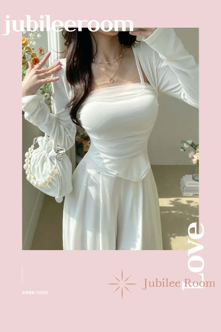 당일🚚[컬러추가❤]4계절티 메쉬 망사 레이어드 볼레로 긴팔t 상세 이미지 4