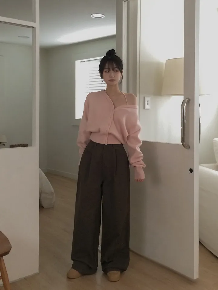 +영상[핏강추🤎] 틴츠 핀턱 코튼 와이드핏 롱 팬츠 3colors 상세 이미지 51