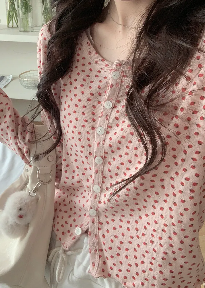 [early spring 👚⭐][MADE] 스트로베리 가디건 (2color) 상세 이미지 13