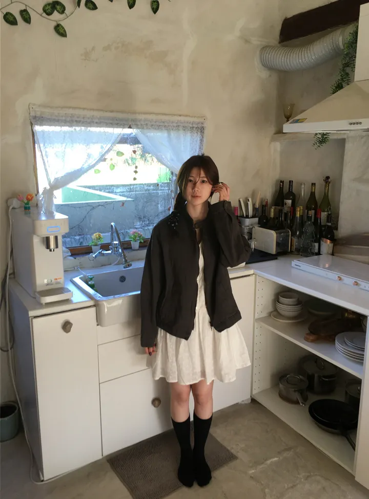 [봄신상💐](2colors/주문폭주🎉/투웨이) 빈티지 블루종 코튼 면 라이더 점퍼 자켓 jk 상세 이미지 96