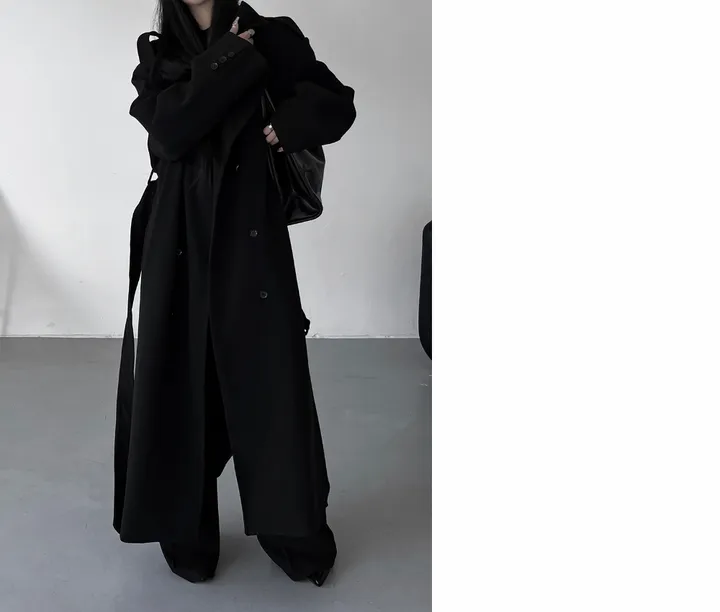 [unisex] trench wool collar coat 상세 이미지 17