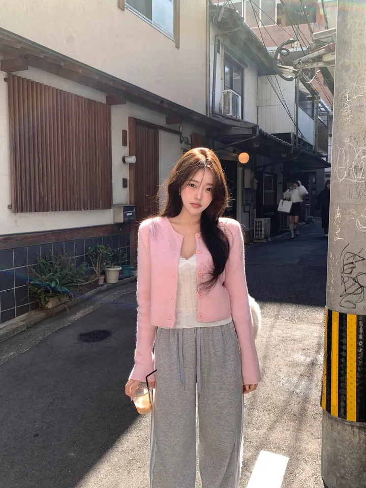 [베이비색감💌/고퀄원단] 앙고라 봄 새미크롭 가디건-4col 상세 이미지 7