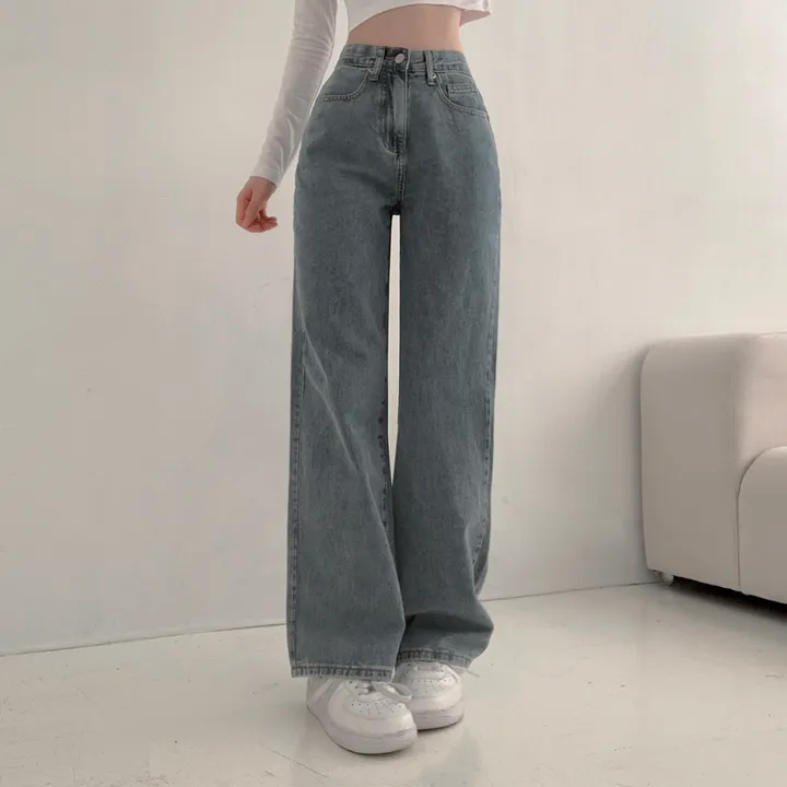 [히든밴딩/3단기장/S-4XL💫] 리어스 세미 와이드 롱 워싱 데님 팬츠 6colors 상세 이미지 29